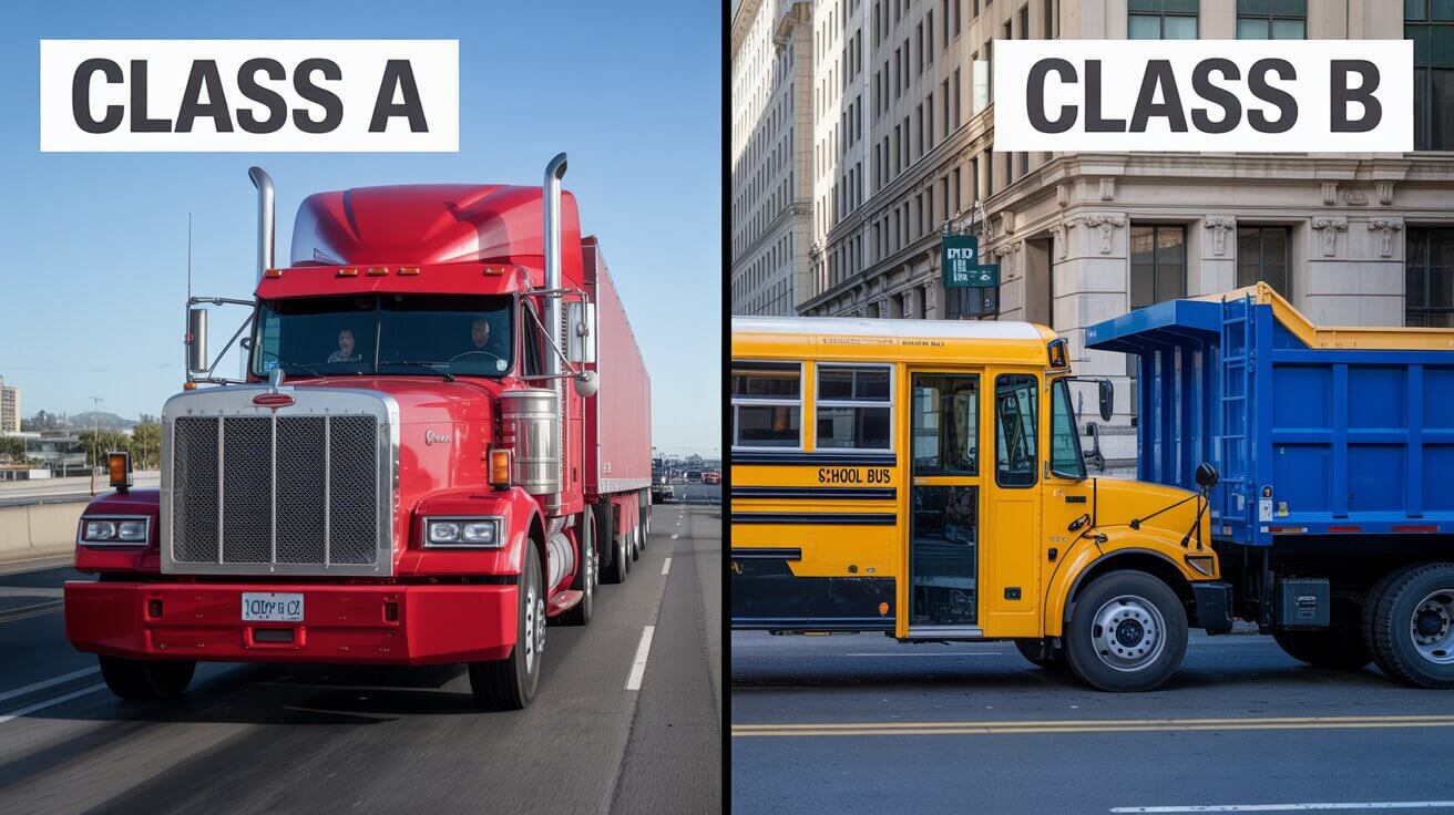 Comparison between Class A and Class B vehicles